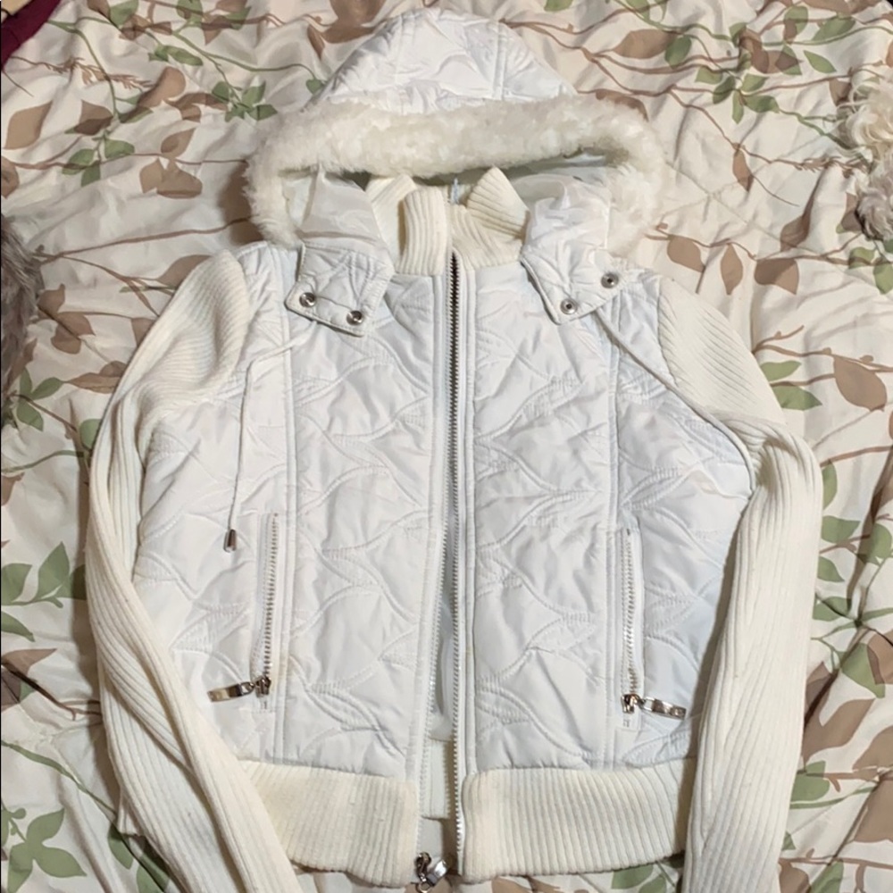 White winter jacket